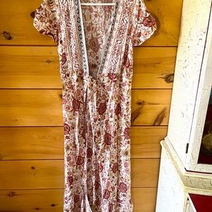 Zesica maxi wrap dress large